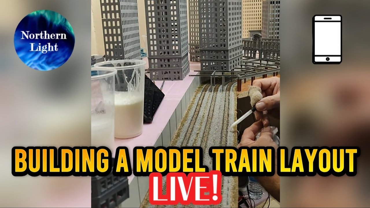 Ballasting Track on the Model Train Layout LIVE! | 2/21/2026