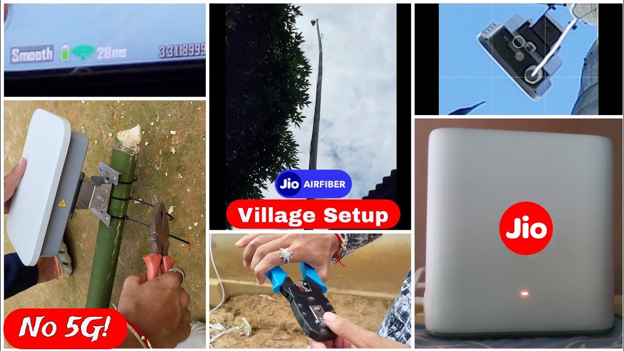 Jio Airfiber Install: Rural Weak Network Coverage Area's