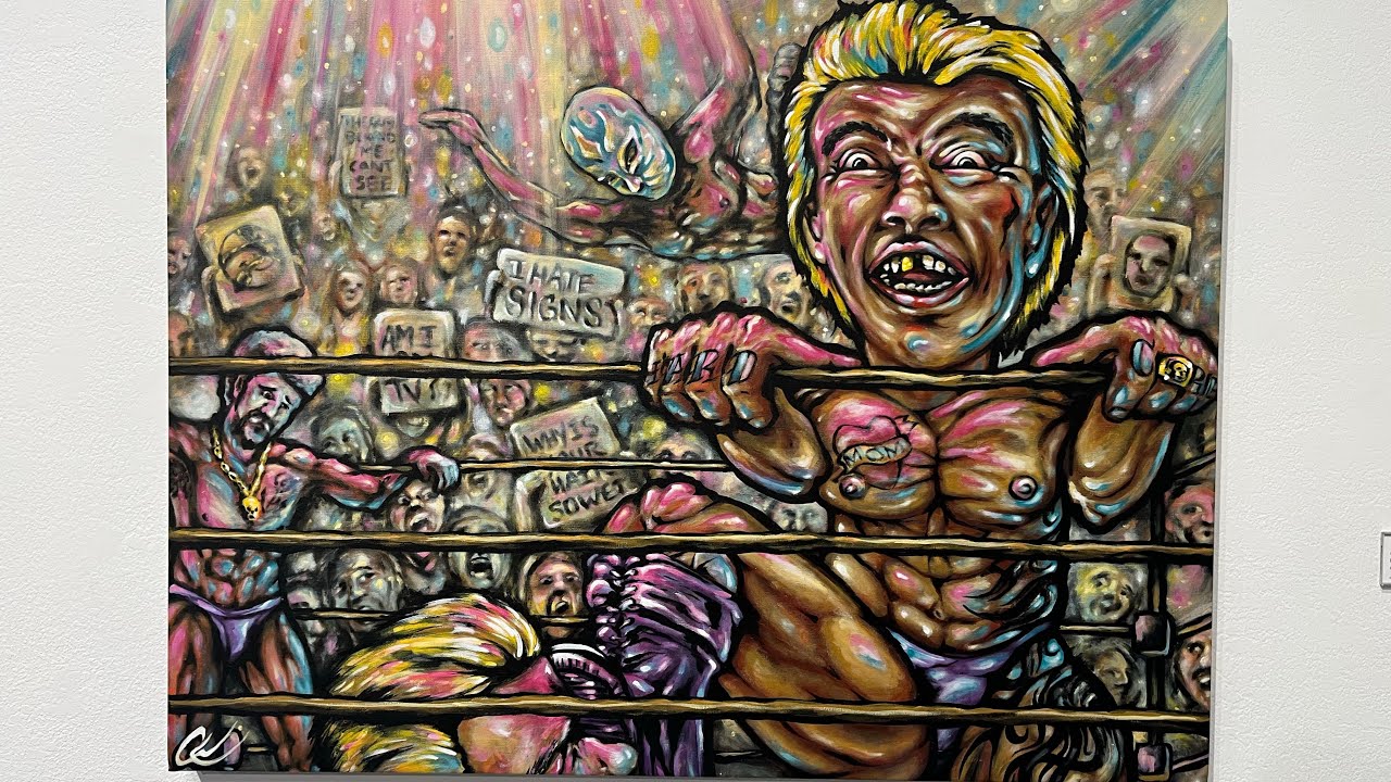 PRO WRESTLING IN ART GALLERY-FULL MATCH: Nic Zander vs. Adrian Rain