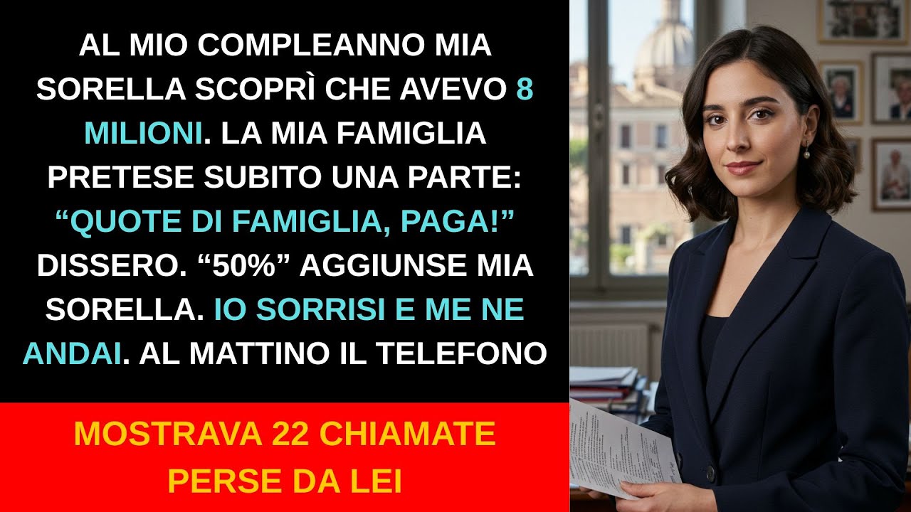 Mia sorella ha rivelato i miei 8M nascosti, i miei genitori hanno preteso — il karma li ha colpiti