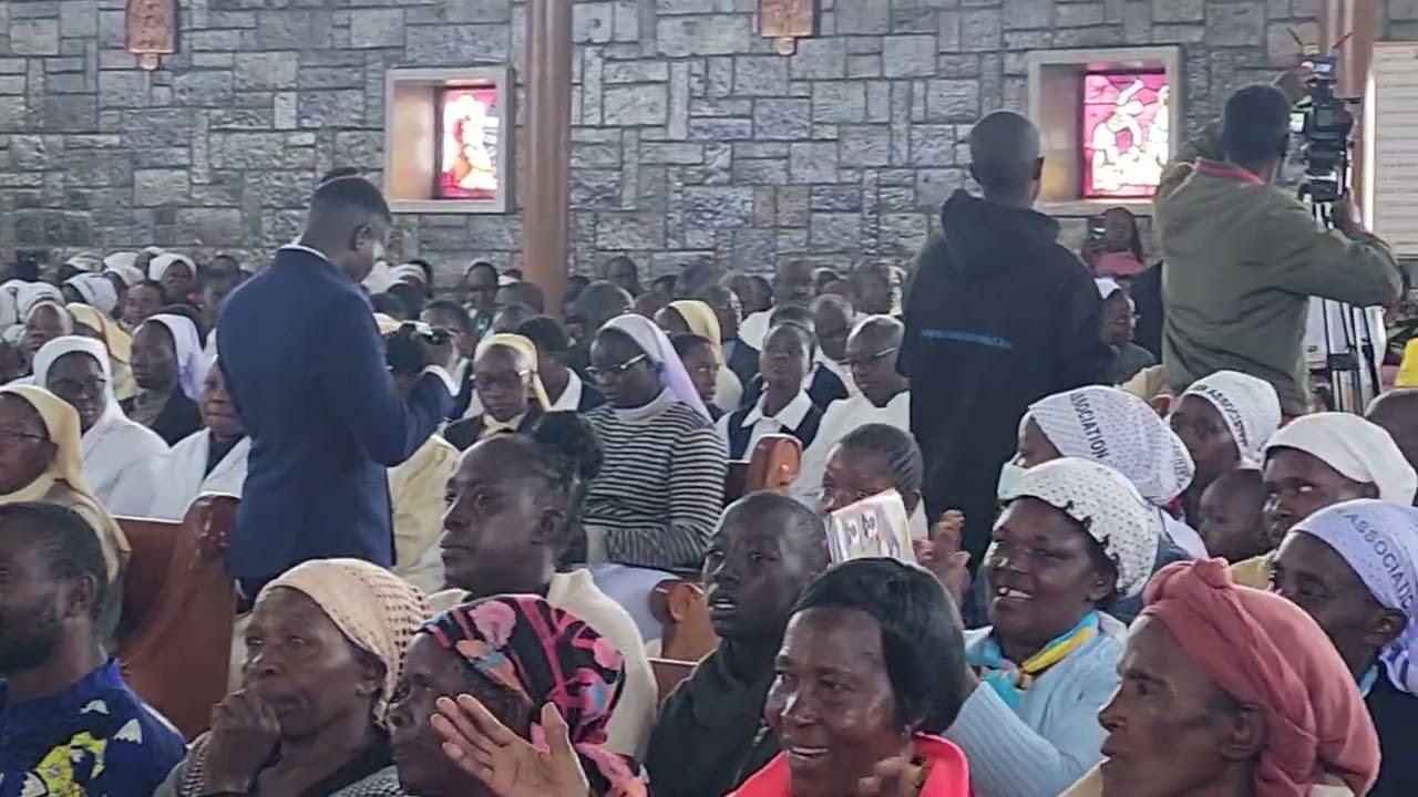 MAGNIFICENT; Deacons led by their parents to receive the seal of Priesthood from Bishop Oseso.