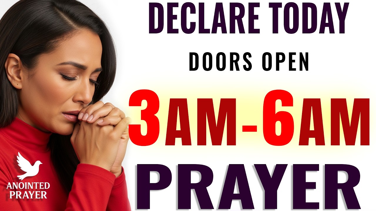 Pray This 3&ndash;6 AM Prayer | God Will Open Your Blocked Doors & Restore Your Peace