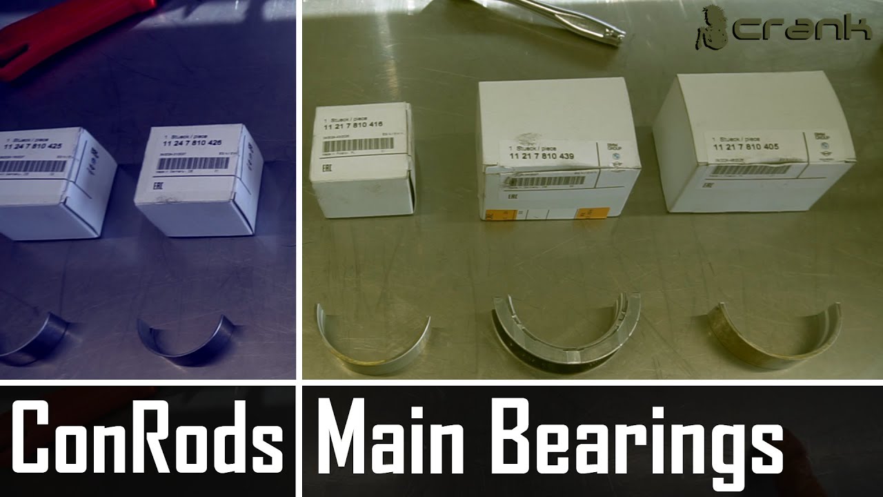 Crankshaft Main and Conrod Bearings Change BMW M57