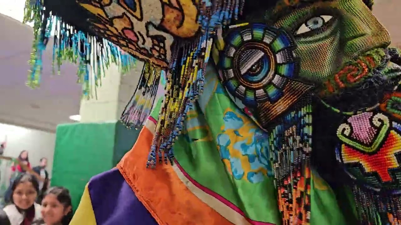 chinelo de las mascaras santa cruz # 828 virgen de la nube de ecuador en chicagoil  01 de enero 2024