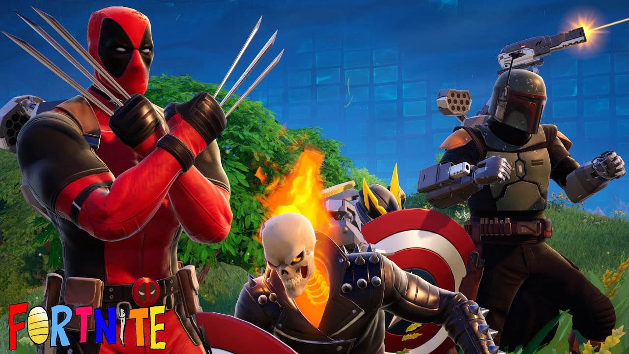 【Fortnite】MARVELコラボだからデップー使わなきゃ！！！【つばさブロー/393/ファイア/Nyankorasu】