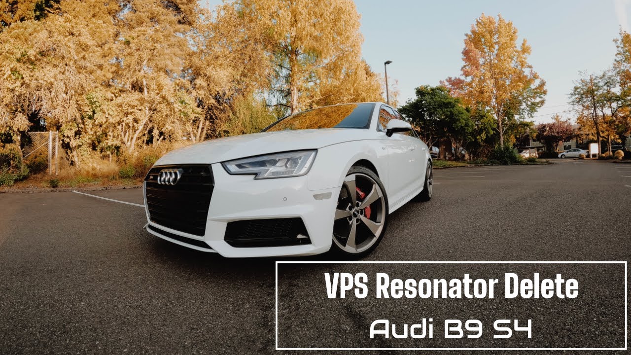 Audi B9 S4 VPS Resonator Deletes