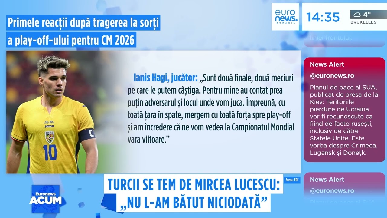 Barajul CM 2026. Turcii se tem de meciul cu Rom&acirc;nia: N-am avut rezultate bune &icirc;mpotriva lui Lucescu
