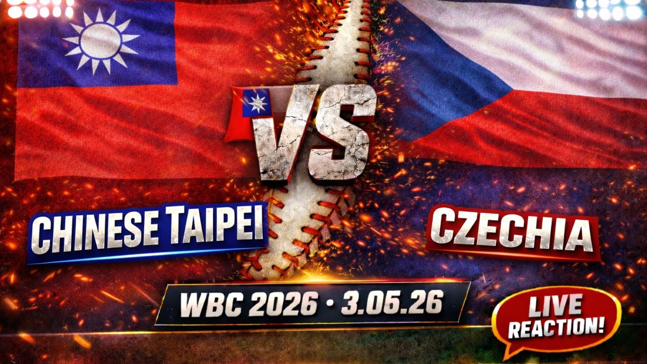 2026 WBC ⚾Czechia vs. Chinese Taipei LIVE | Radio-Style Play-by-Play #wbc #czechia #taipei