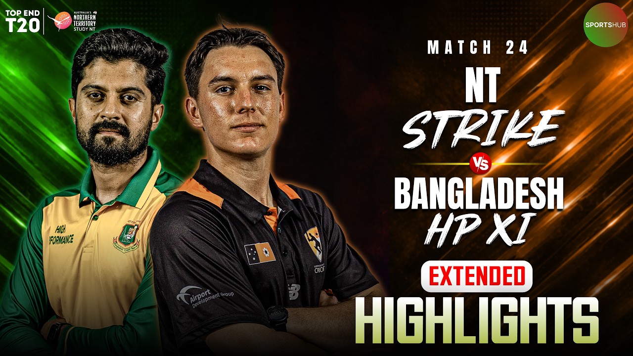 Full Match Highlights | NT Strike vs Bangladesh | Match 24 | Top End T20 2026 | ZP1T
