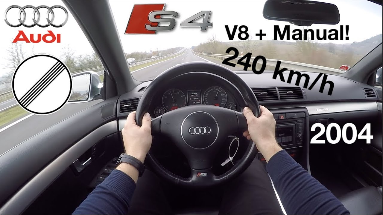 2004 Audi S4 Avant 4.2 V8 Quattro (253 kW) POV Test Drive + Acceleration 0-240 km/h