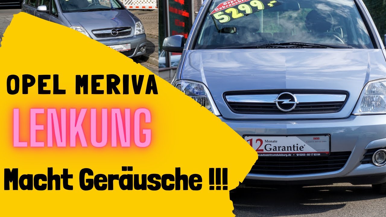 Opel Meriva Lenkung Klappert | Problem selber beheben | Tutorial | HD |