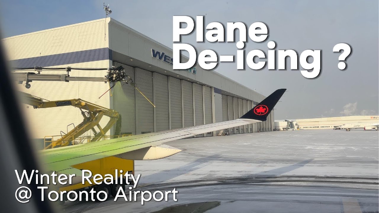 You Won't Believe What They Do to Planes in Freezing Conditions; De-icing