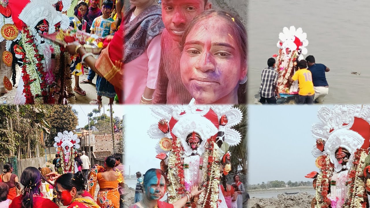 বাড়ির কালীপুজোর আজ বিসর্জন।। ভীষন মজা করলাম।। সাথে খুব নাচ।। #viralvideo #dailyvideo #bengali 
