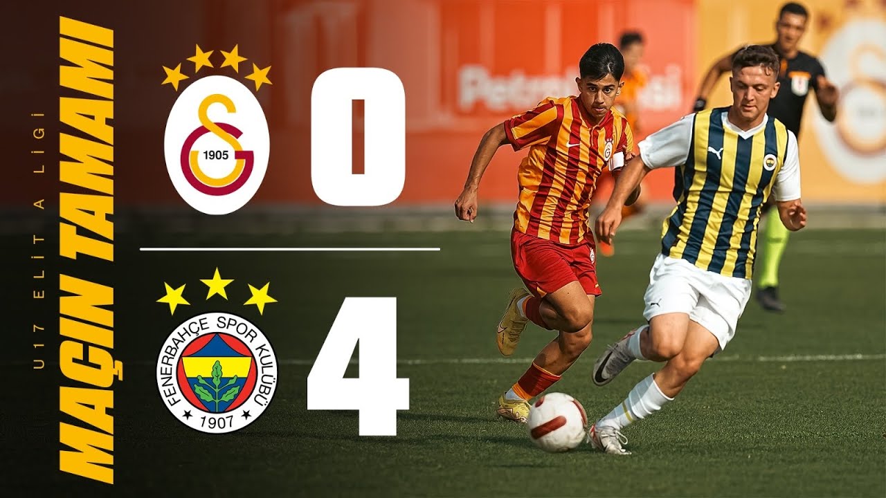 🔴 Galatasaray U17 - Fenerbahçe U17 (U17 Elit A Ligi 2. Grup 8. Hafta)