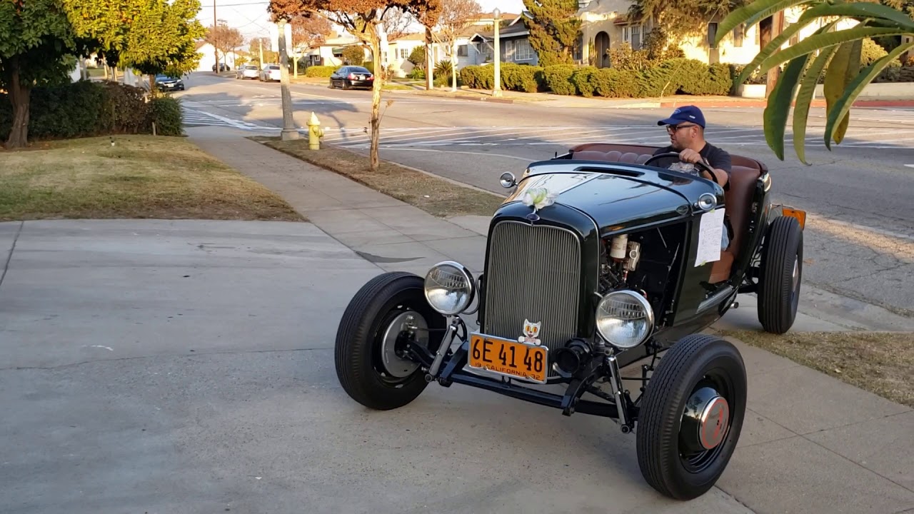 1932 Ford Roadster,  1st test drive