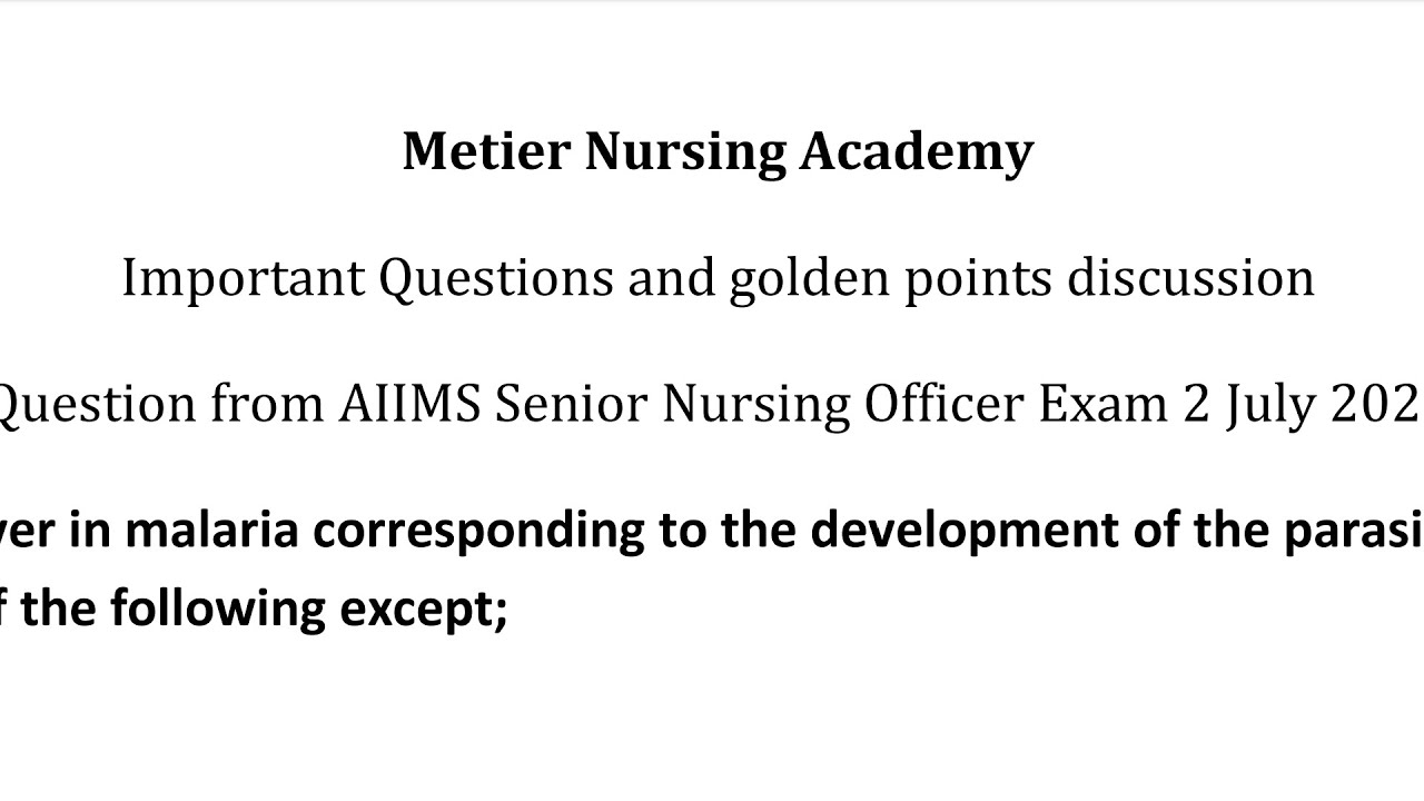AIIMS important questions discussion with Golden points. watch the video and update your knowledge.