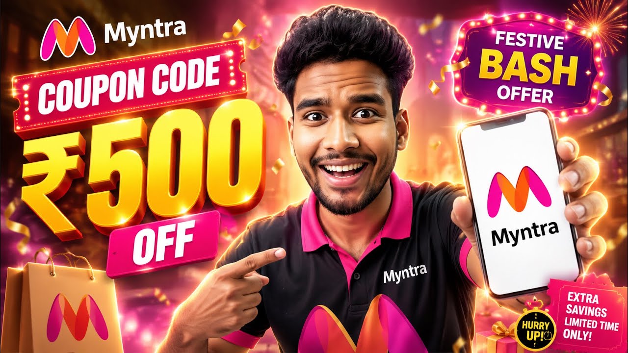 Myntra Coupon Code Today 🔥 | Latest Myntra Coupons, Discount Offers & Promo Codes 🛍️💰