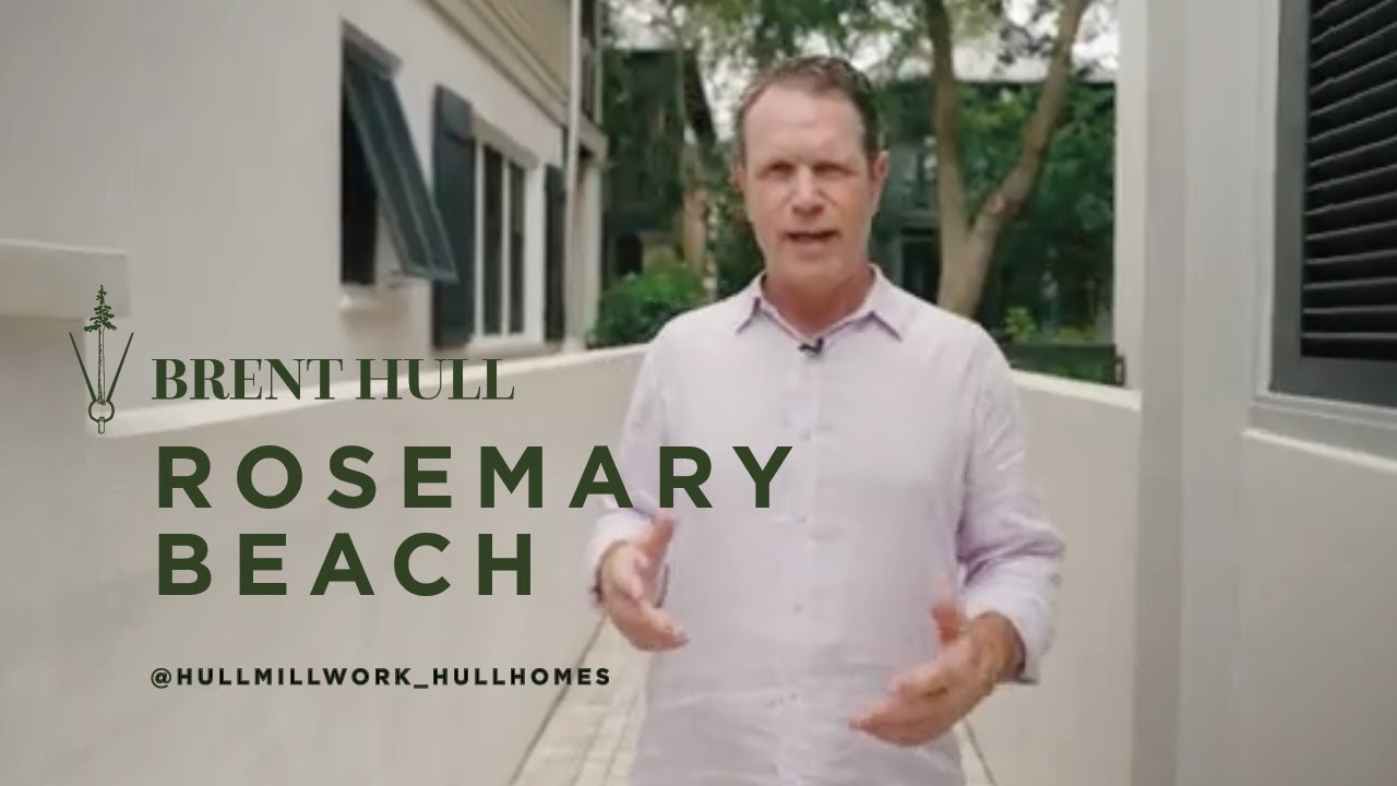 Brent Hull tours Rosemary Beach - A New Urban Dream.