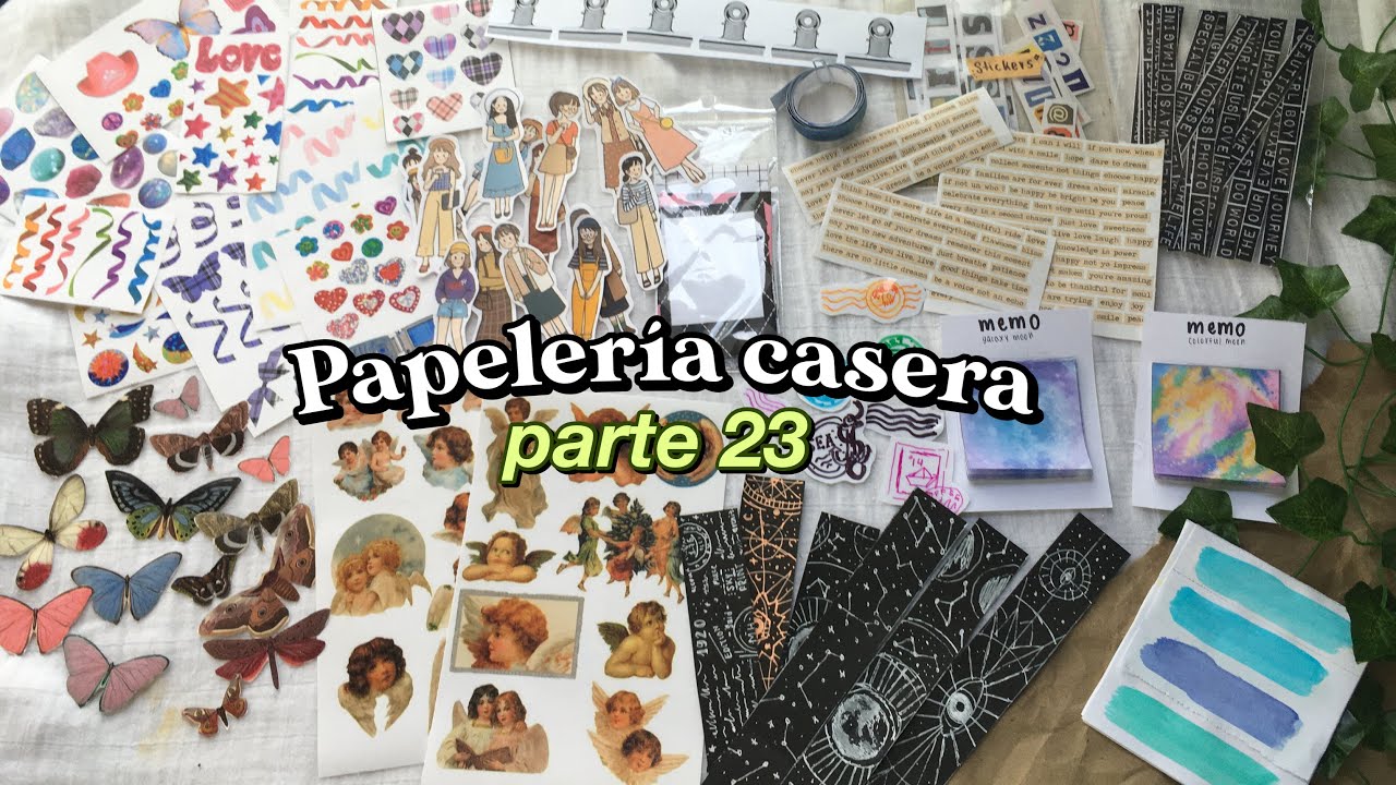 ✨RECREANDO PAPELERIA POPULAR A CASERA📎 pt.23  sof_art_notes