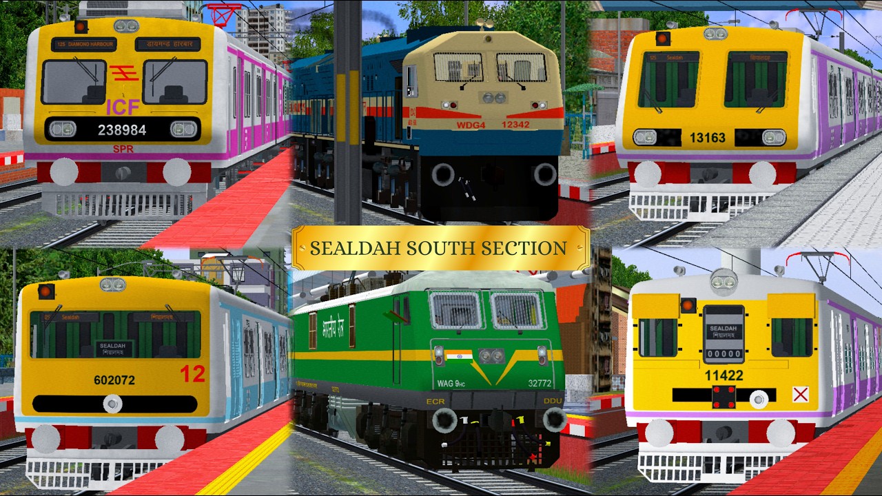 🎉 Birthday Special Railfanning Actions! | Sealdah South Section | MSTS & OPEN RAILS #indianrailways