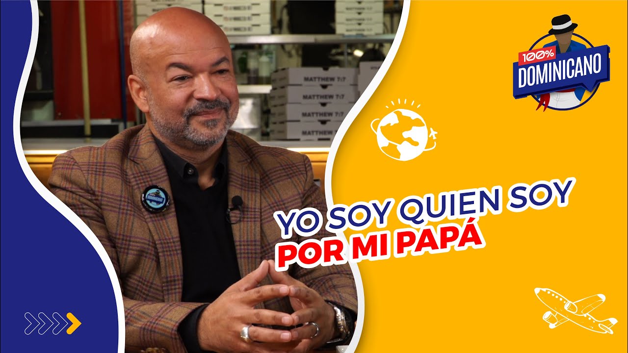 El creador de la Chimi Pizza, Junior Lantigua