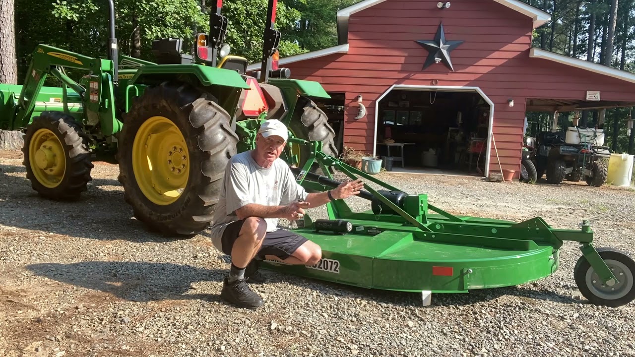 Reviewing the Frontier RC 2072 Rotary Cutter...The Crazy Farm Wife Comes Home and Takes Over Things!