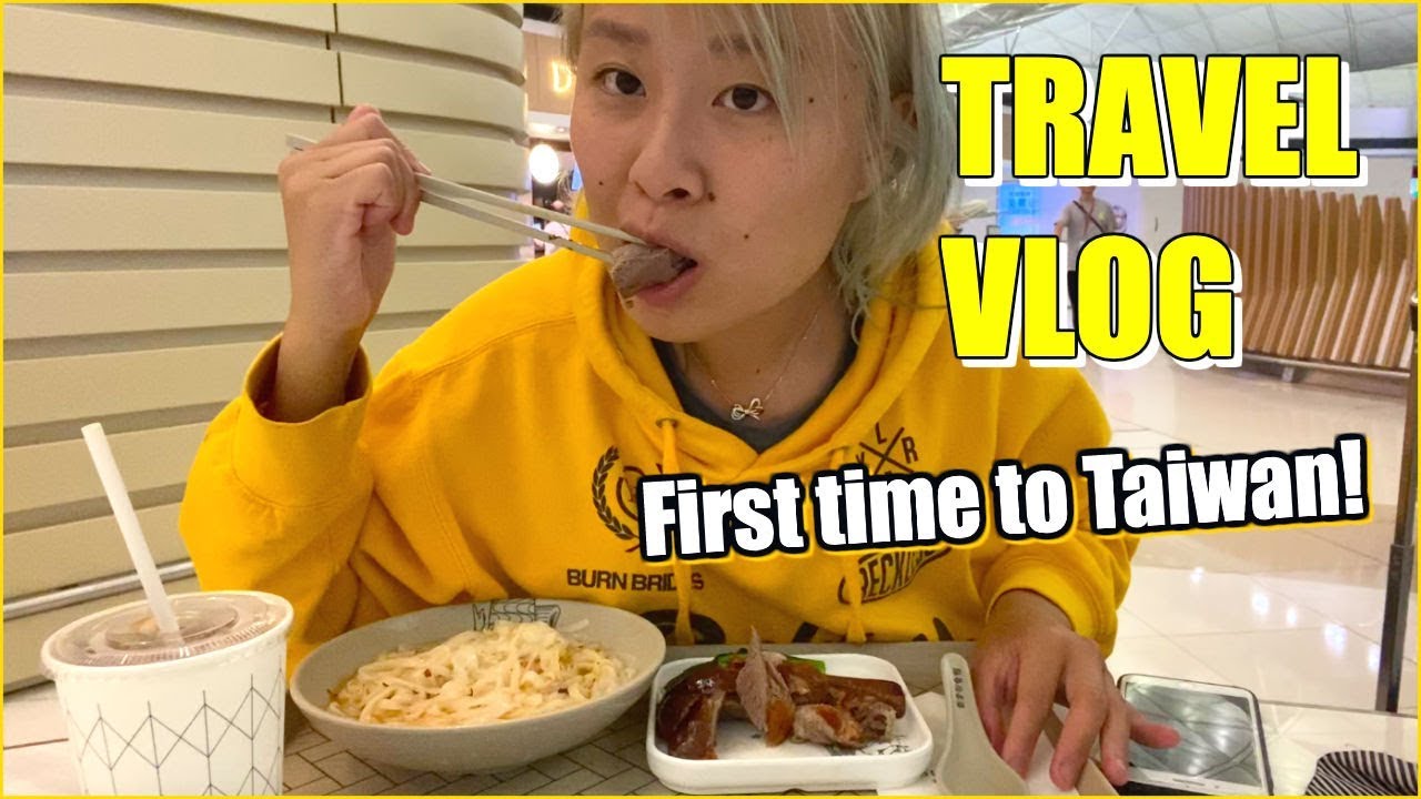 My First Trip to Taiwan - Vlogging The Journey - Day 1 