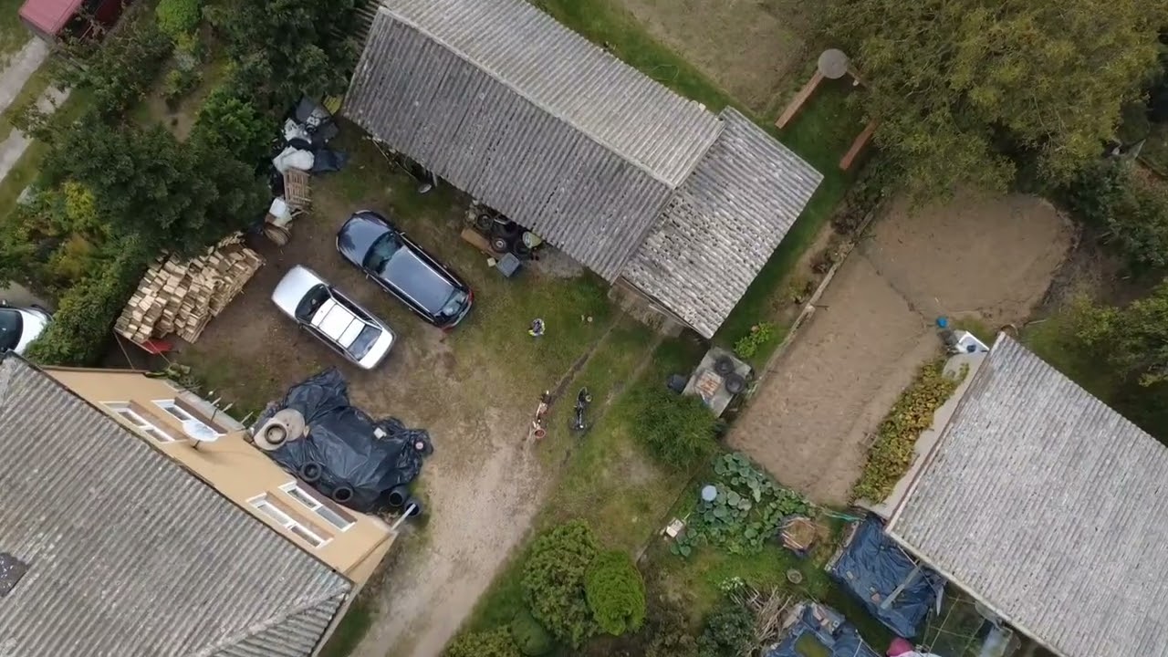 Widok z drona na Stare Juchy