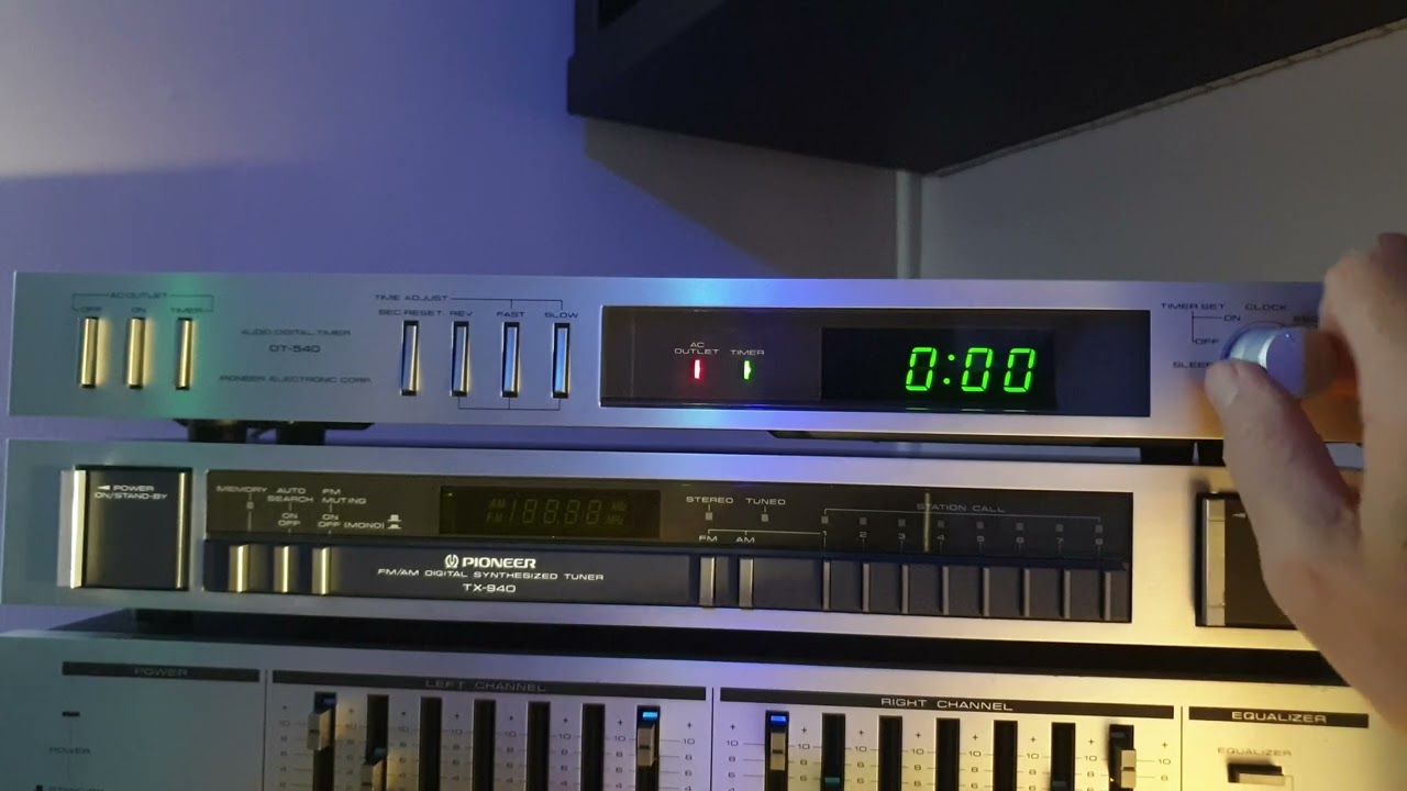 Pioneer Audio Digital Timer DT-540 (1983)/ Pioneer DT-540 időz&iacute;tő mini bemutat&oacute;