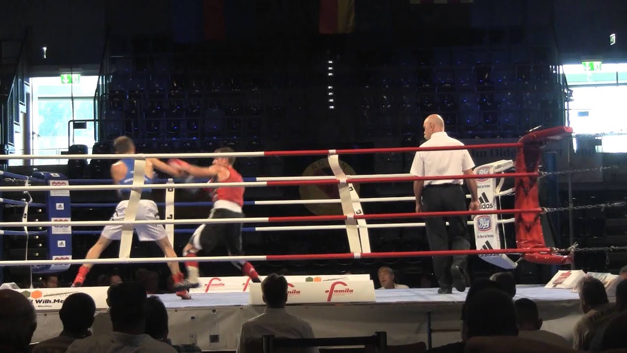 Boxen Deutsche Meisterschaft Viertelfinale - Hagen Worofka vs Atdhe Gashi 05.09.2013 - Runde 1 + 2