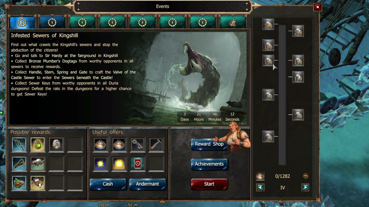 Infested Sewers of Kingshill V - Progress Bar 4