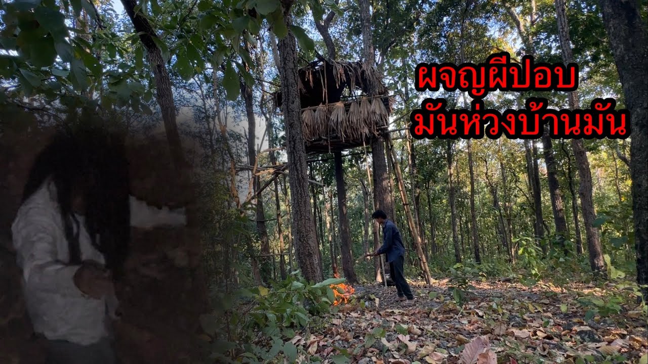 หลงมาเจอบ้านกลางป่า”ตกดึกเลยต้องเอาชีวิตรอดจากปอบ ที่หิวโซ