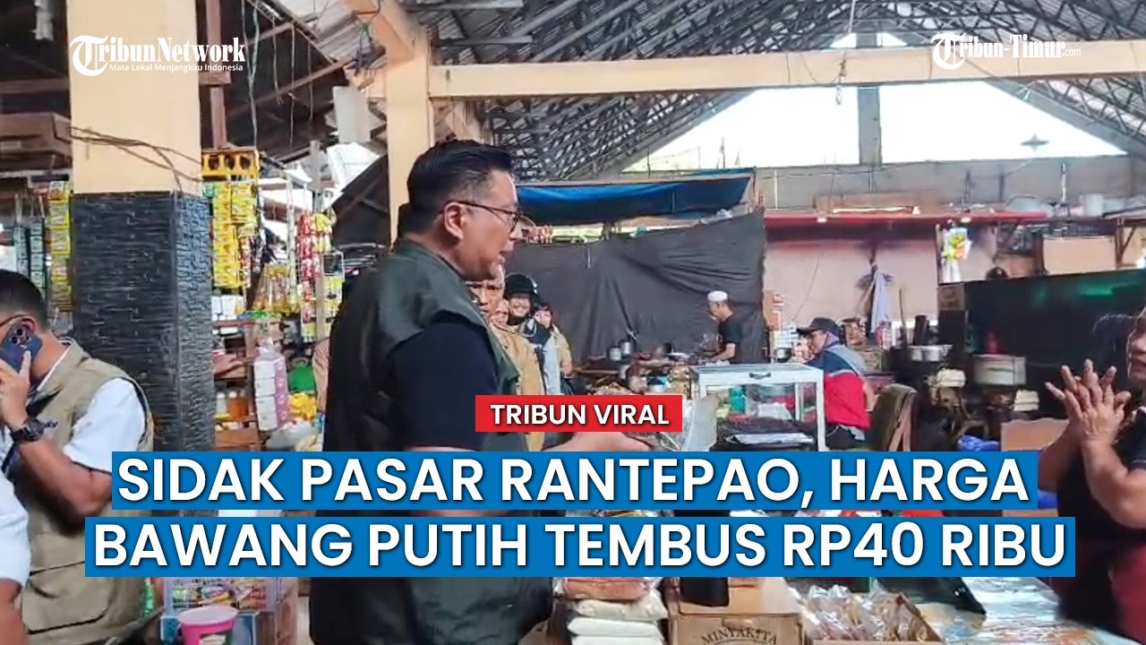 Satgas Saber Pangan Temukan Pedagang Jual Bawang Putih di Atas HET di Pasar Pagi Rantepao