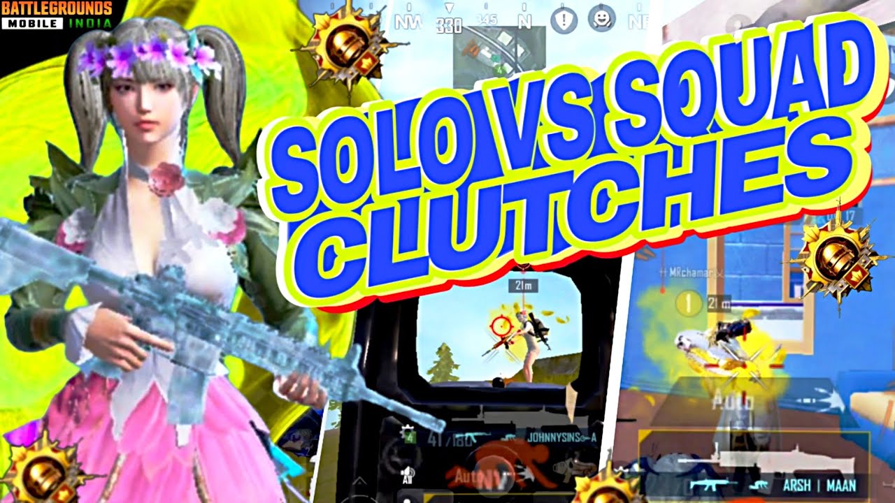 Solo vs Squad: Fastest 🔥Clutches in Conqueror Lobby Update 4.1