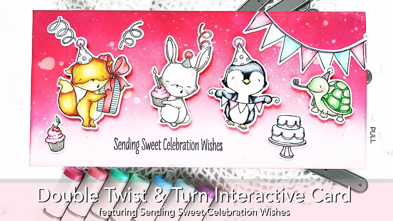 Creating a Double Twist & Turn Card with Caly Person