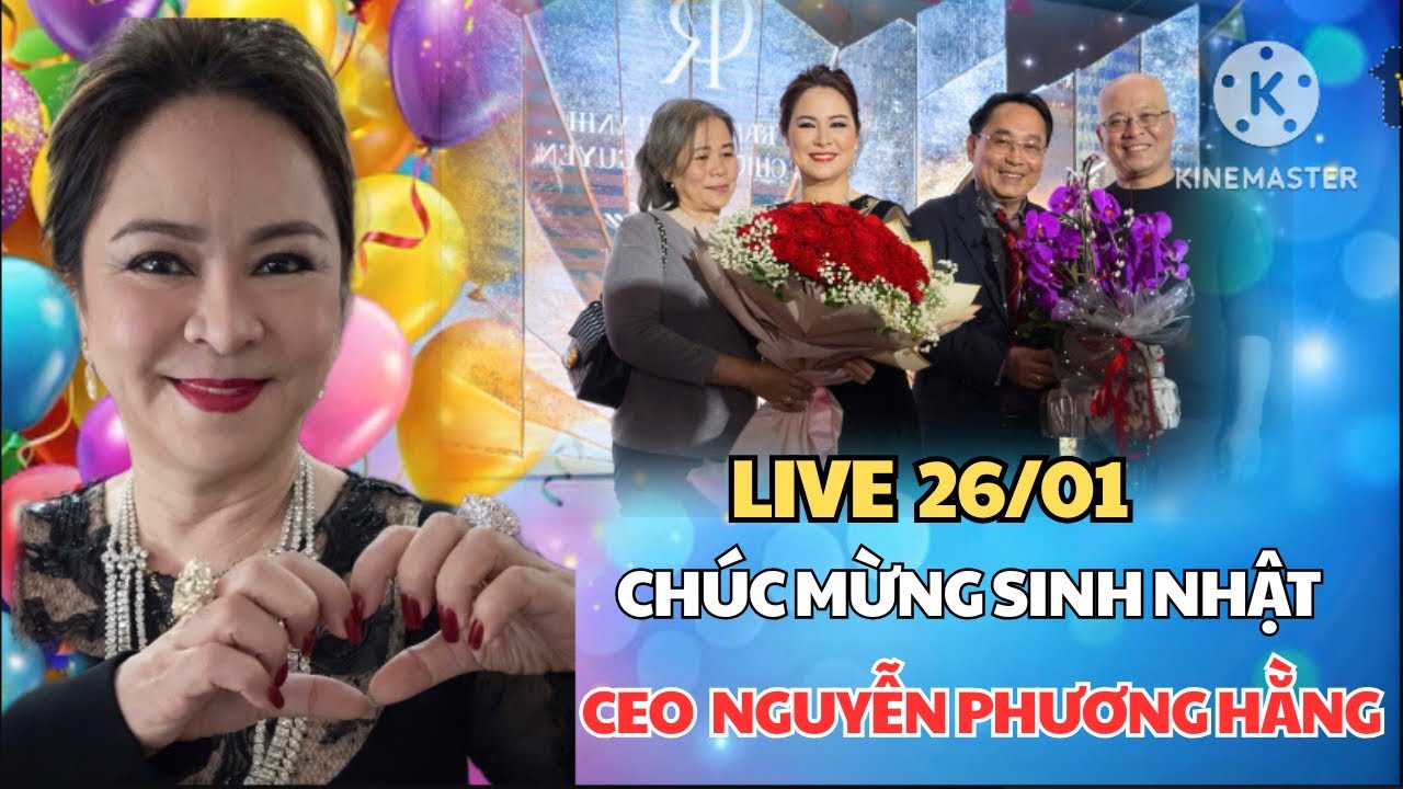 🔴Trực tiếp: Sinh nhật vợ chồng ông Dũng Lò Vôi - bà Nguyễn Phương Hằng 