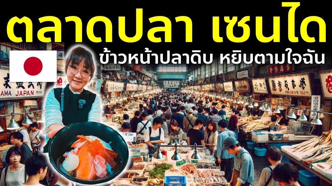 Road trip ในฝันที่ญี่ปุ่น D2 เที่ยวเซนได บุกตลาดปลาชิโอกามะ ครัวอาหารทะเลสดๆ เที่ยวญี่ปุ่น Sendai