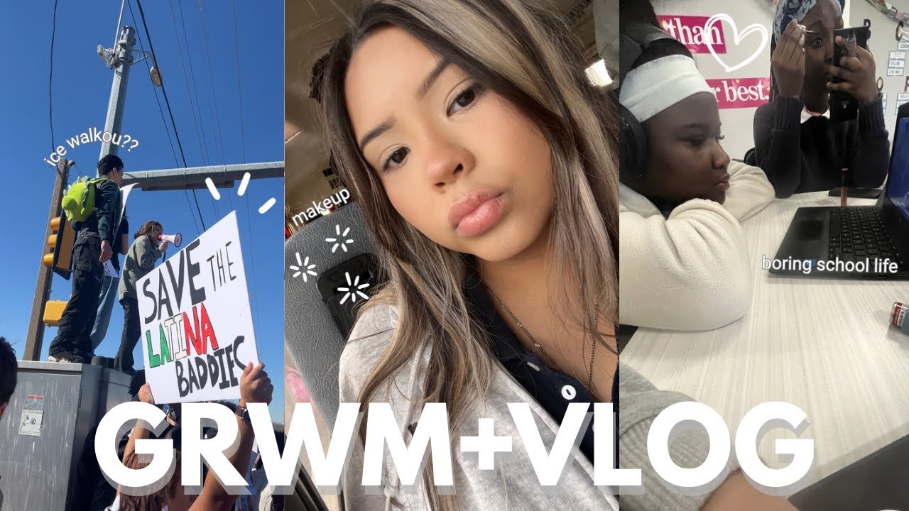 watch me get ready & survive school *first vid!* ♡