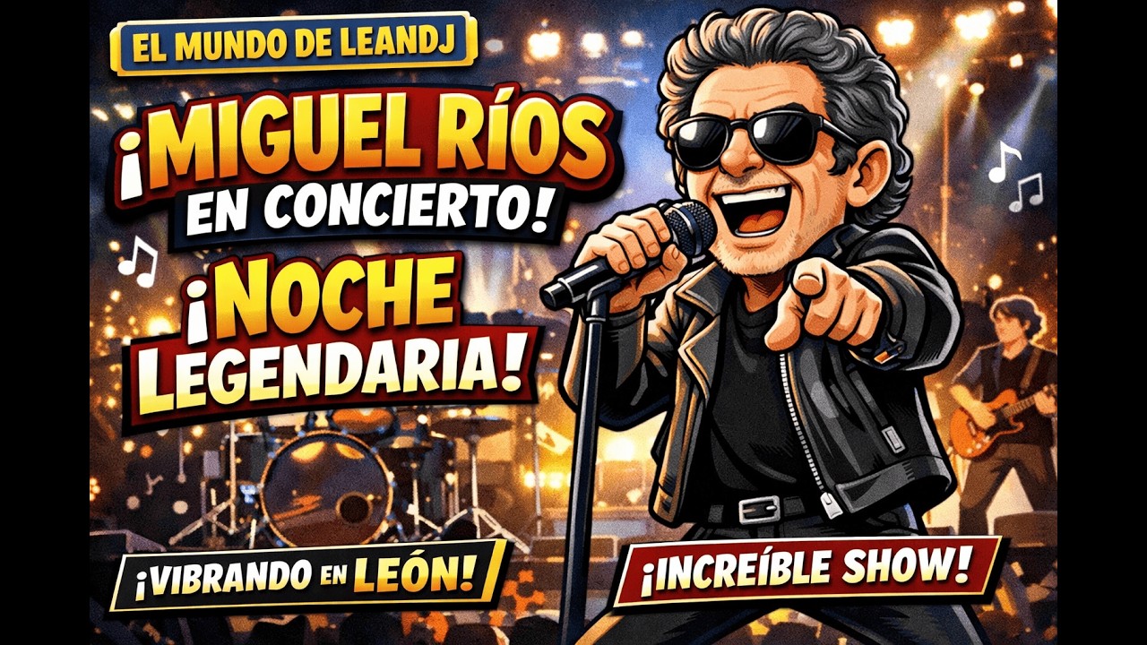 ¡BRUTAL! Miguel Ríos hace HISTORIA en León 😱🎤