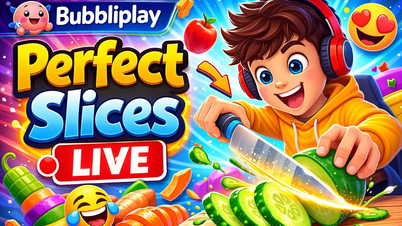 🔴 LIVE Perfect Slices Gameplay | Satisfying  Game