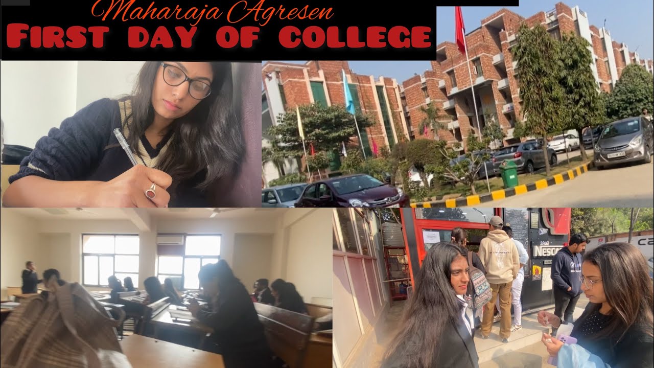 My FIRST DAY of COLLEGE🤞🤪| Maharaja Agrasen campus tour 🤝❤️ MAIT/ MAIMS #youtubevlogs#ggsipucollege