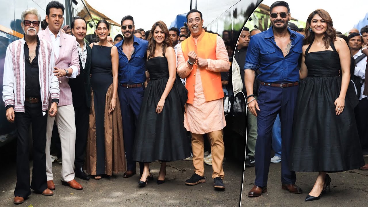 TGIKS: Ajay Devgn, Mrunal Thakur, Ravi Kishan, Sanjay, Deepak, Vindu & Kubbra - Team Son Of Sardar 2
