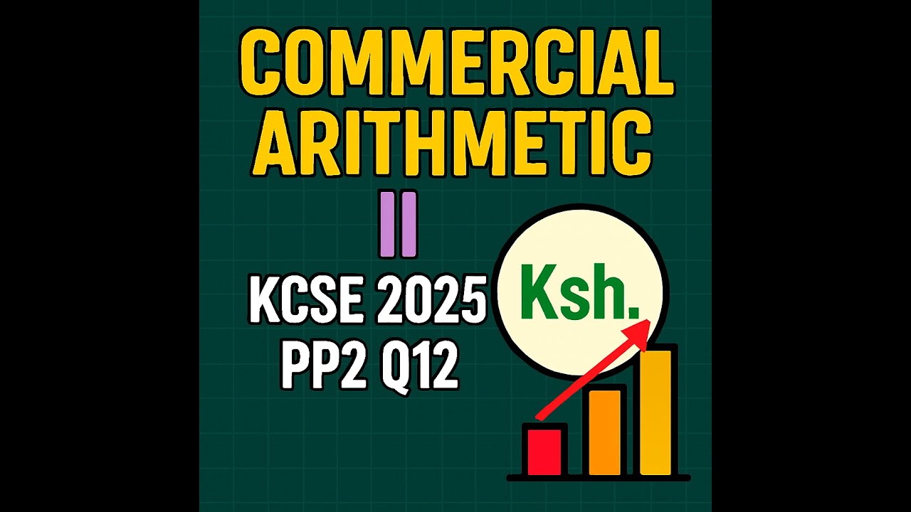 KCSE 2025 MATHS PP 2 Q12 COMMERCIAL ARITHMETIC 2
