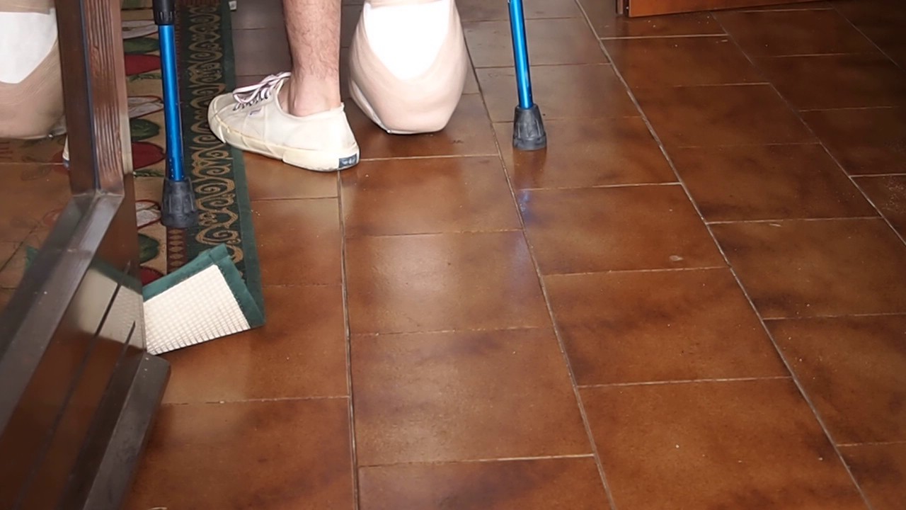 camminare su gesso lungo