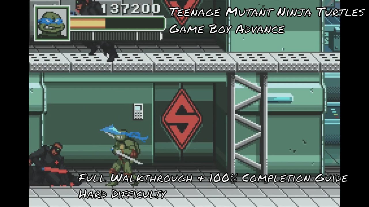 TMNT 2003 GBA: Full Longplay Walkthrough (Hard) & 100% Completion Guide | All Crystals Timestamped