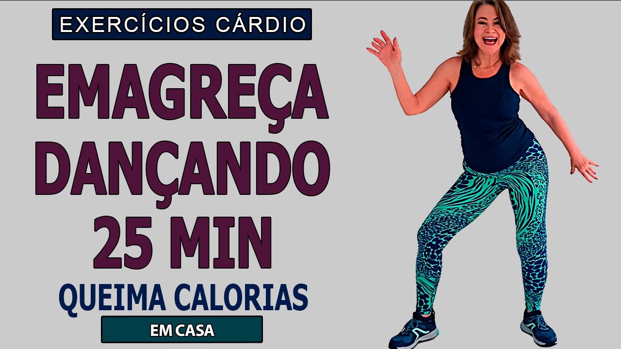 🔴 25 MINUTOS DE AERÓBICO, EMAGREÇA DANÇANDO - CARDIO DANCE - Vídeo 1134