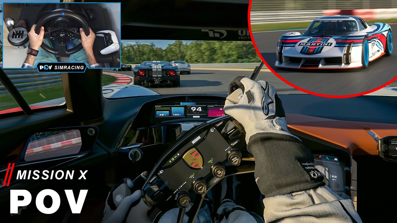 Porsche Mission X | Gran Turismo 7 | Steering Wheel Gameplay | PS5 4k60