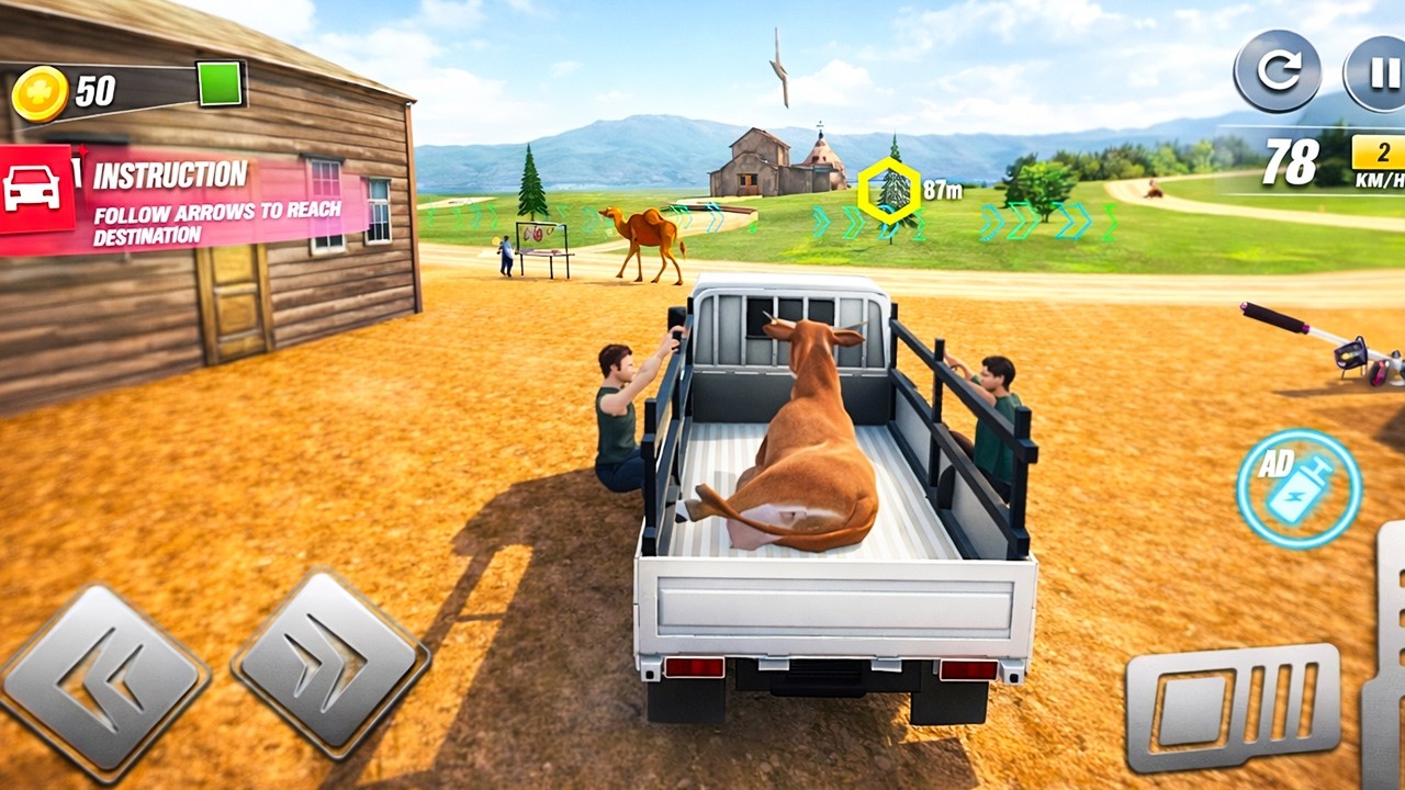Real Cargo Truck Zoo Transporter Driving - Farm Animal Truck Transport Simulator - Android Gameplay 