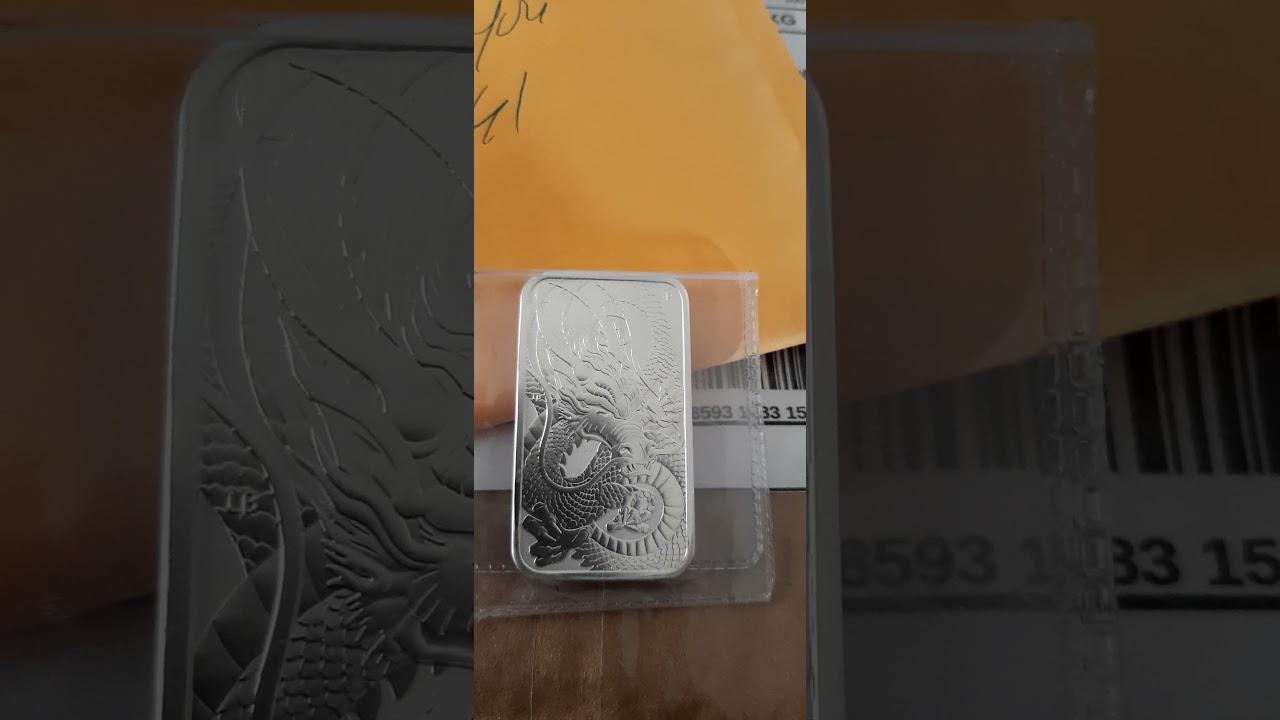 New 1 oz Silver Dragon Bar! 😊