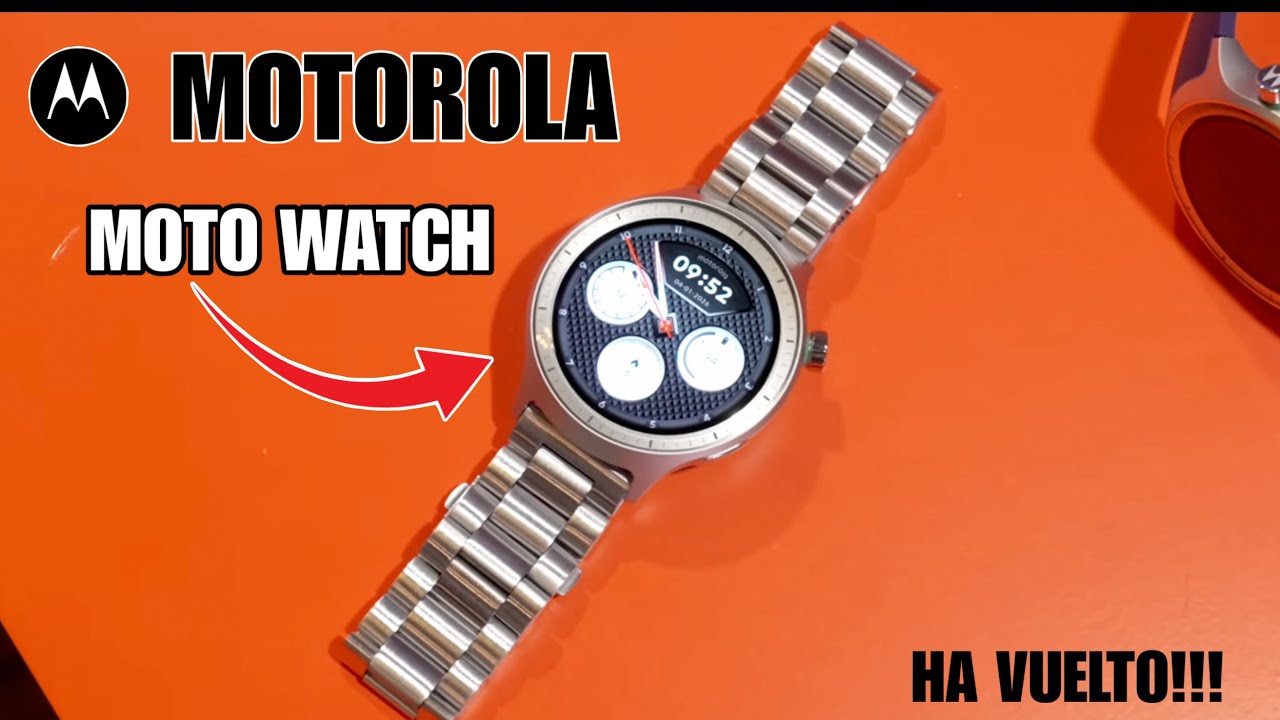 MOTOROLA HA VUELTO con su RELOJ   Motorola Moto Watch